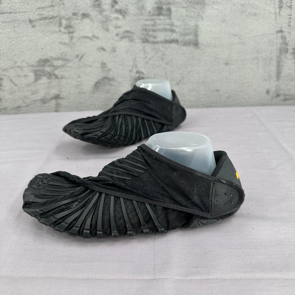 Vibram Furoshiki Wrapping Sole Shoes Mens L 8.5-9 Black Good Minimalist Barefoot